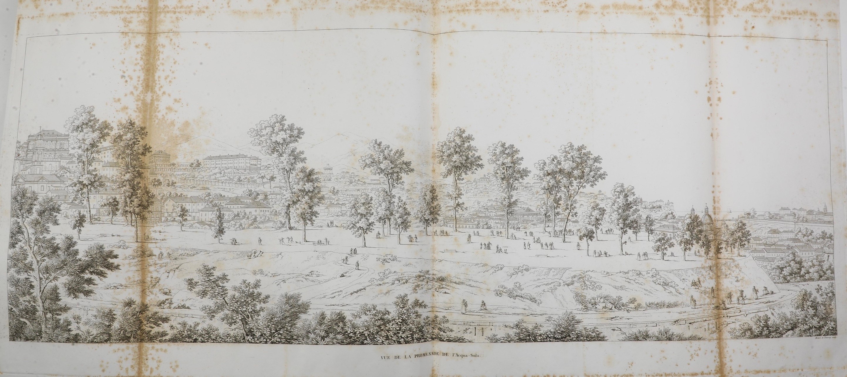 Gauthier Martin-pierre (1790-1855) Les Plus Beaux Edifices De la Ville De Genes...a Paris, Chez L...