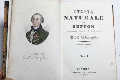 Leclerc De Buffon Georges-louis (1707-1788) Storia Naturale..livorno, Tipografia Vignozzi, 1829-1...