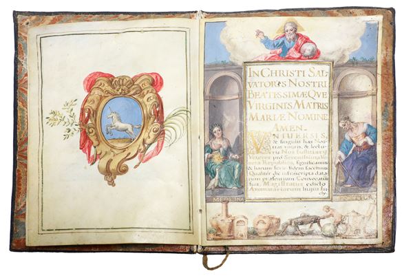 Diploma in "Arte Aromataria" Venezia, 1713
