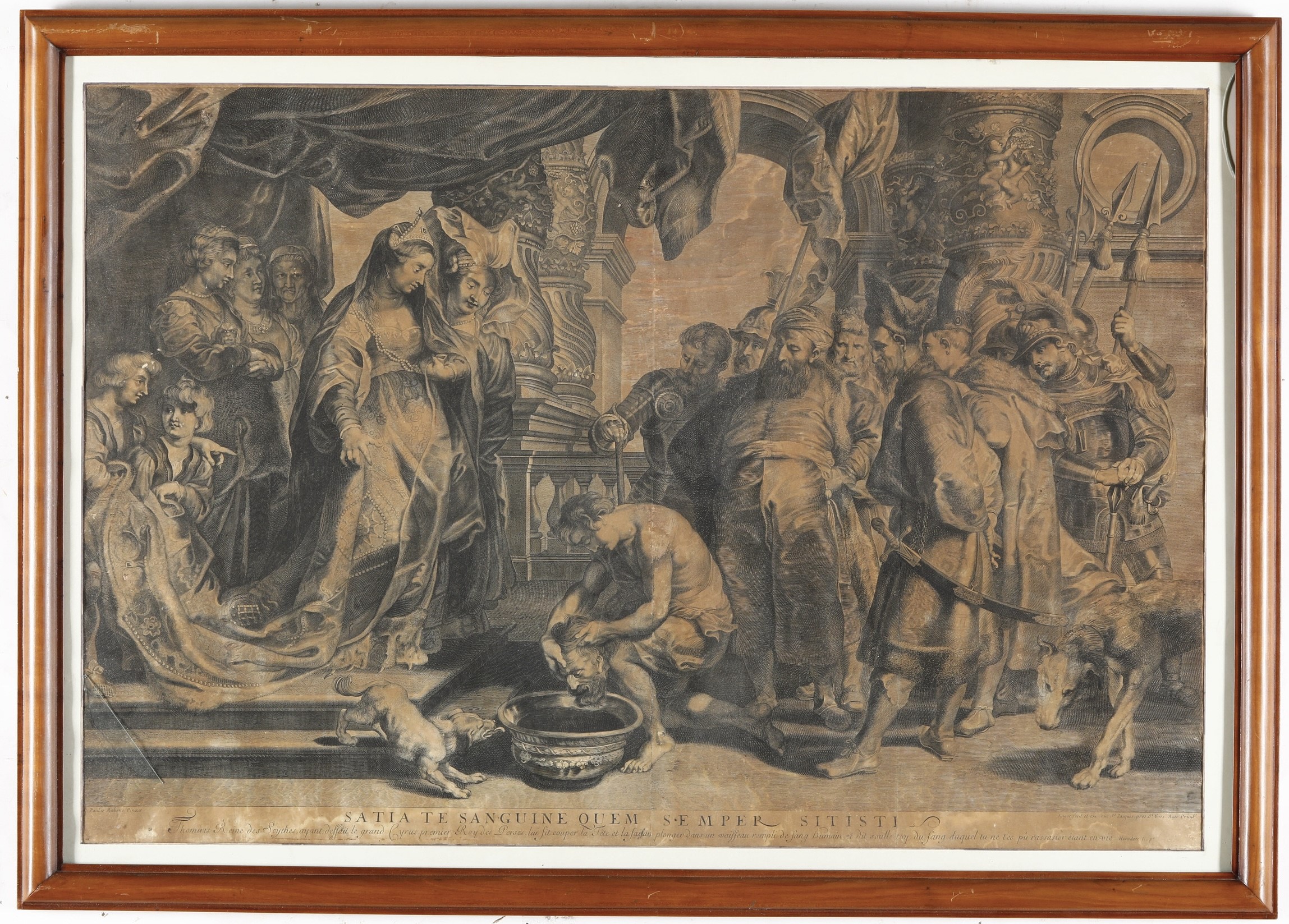 Francois Ragot (1638-1670) da Pieter Paul Rubens (1577-1640) il Giudizio di Salomonela Regina Tem...