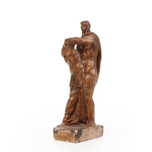 Un uomo in armatura. XX secolo