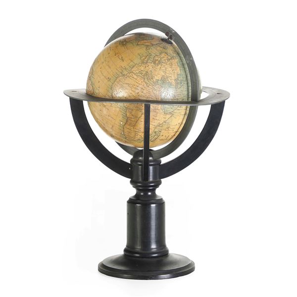 Globo terrestre, pubblicato da G.B. Paravia & C., in Torino e Milano