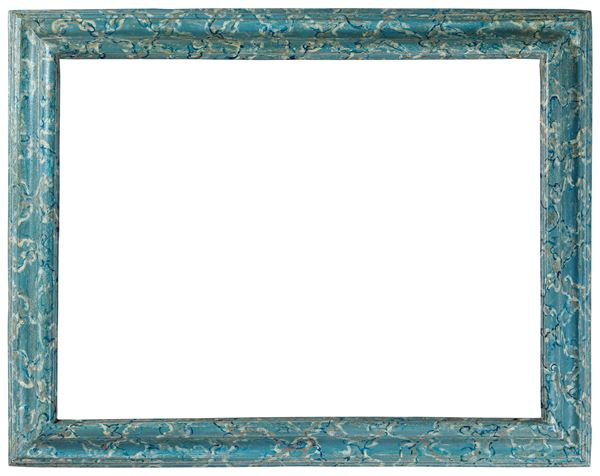 Cornice in legno dipinto a finto marmo. Marche XVII-XVIII secolo