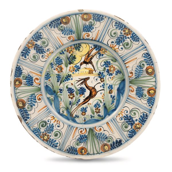 Piatto Savona, seconda metà del XVII secolo 