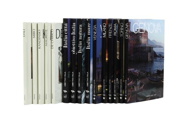 Lotto di libri d'arte e città