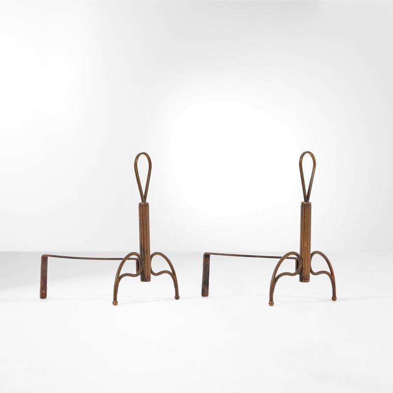 Due alari  - Auction 20th century furnitures - Cambi Casa d'Aste