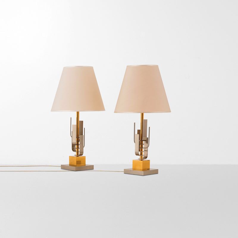 Romeo Rega : Due lampade da tavolo  - Auction Design - Cambi Casa d'Aste