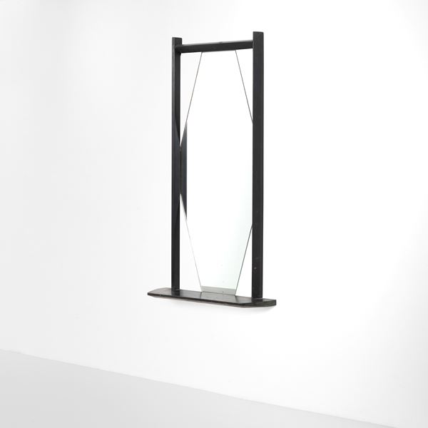 Specchio con mensola