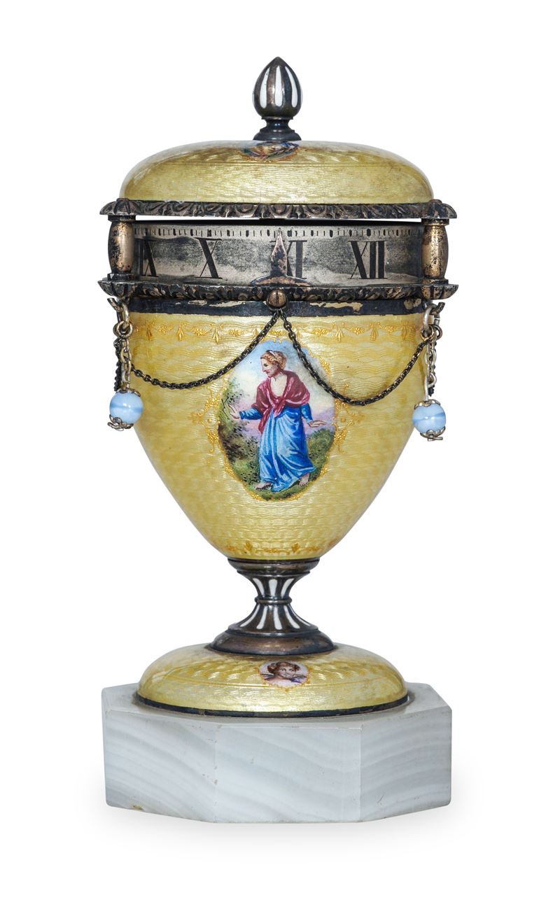 Austria, XIX-XX secolo Orologio da tavolo  - Asta Argenti da Collezione - I - Cambi Casa d'Aste