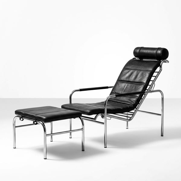 Gabriele Mucchi - Chaise longue con poggiapiedi mod. Genni