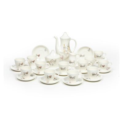 Servizio da Caffè di Antonia Campi Milano, Società Ceramica Italiana Laveno, Anni ‘60 del XX Seco...