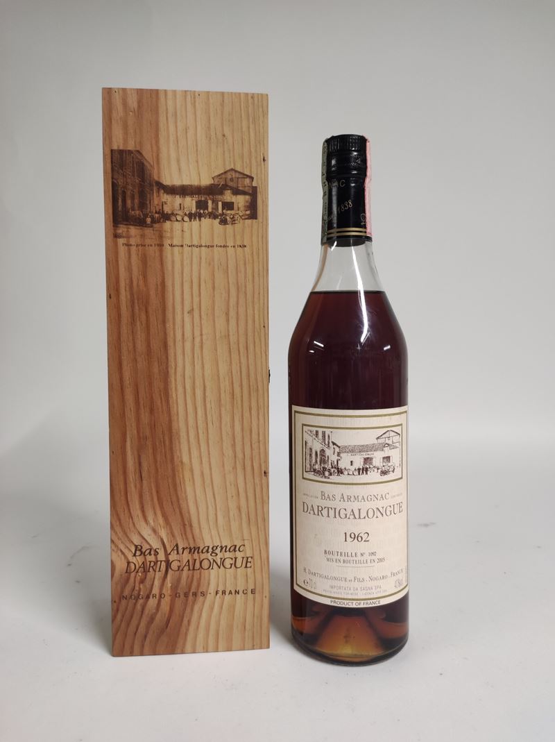 Dartigalongue, Bas Armagnac 1962  - Auction Spring Wines and Spirits - Cambi Casa d'Aste
