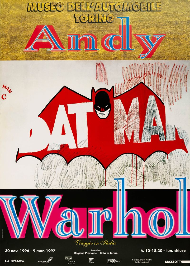 Andy Warhol : Museo dell'Automobile - Torino Warhol  - Auction Posters and Collectables - Cambi Casa d'Aste
