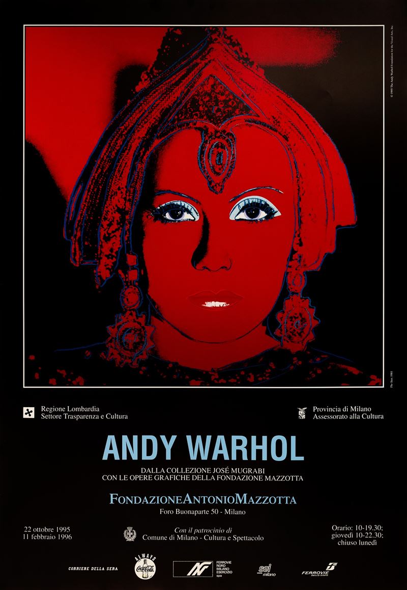 Andy Warhol : Fondazione Antonio Mazzotta  - Asta Manifesti e Collectible - Cambi Casa d'Aste
