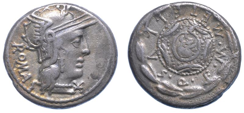 CAECILIA. M. Caecilius Q.f. Q.n. Metellus, 127 a.C. Denario.  - Auction Numismatics - I - Cambi Casa d'Aste