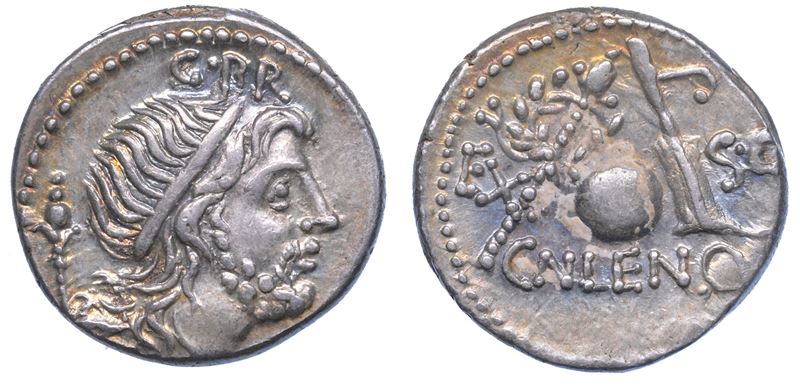 CORNELIA. Cn. Cornelius Lentulus, 76-75 a.C. Denario.  - Asta Numismatica - I - Cambi Casa d'Aste