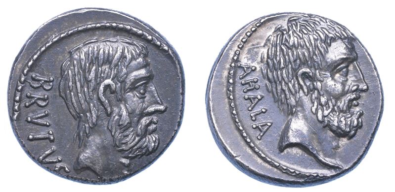 JUNIA. M. Junius Brutus, 54 a. C.  - Asta Numismatica - I - Cambi Casa d'Aste