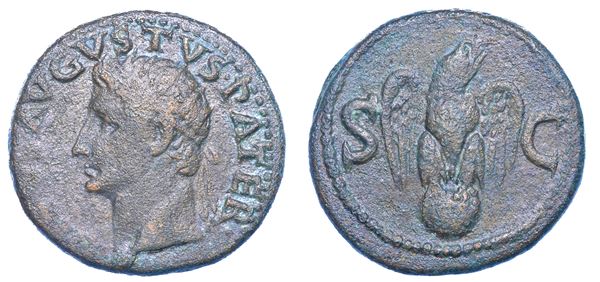 OTTAVIANO AUGUSTO, 27 a.C. - 14 d.C. Asse, anni 34-37 (Divo Augusto). Roma.