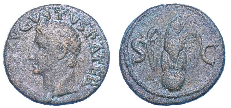 OTTAVIANO AUGUSTO, 27 a.C. - 14 d.C. Asse, anni 34-37 (Divo Augusto). Roma.  - Asta Numismatica - I - Cambi Casa d'Aste