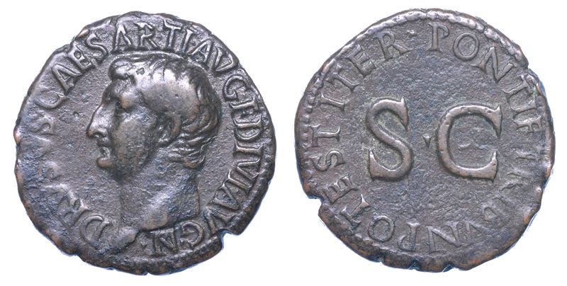 DRUSO, + 23. Asse, anni  22-23.  - Auction Numismatics - I - Cambi Casa d'Aste