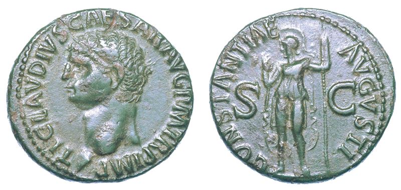 CLAUDIO, 41-54. Asse, anni 50-54.  - Asta Numismatica - I - Cambi Casa d'Aste