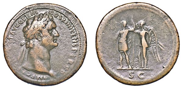 DOMIZIANO, 81-96. Sesterzio. Roma.