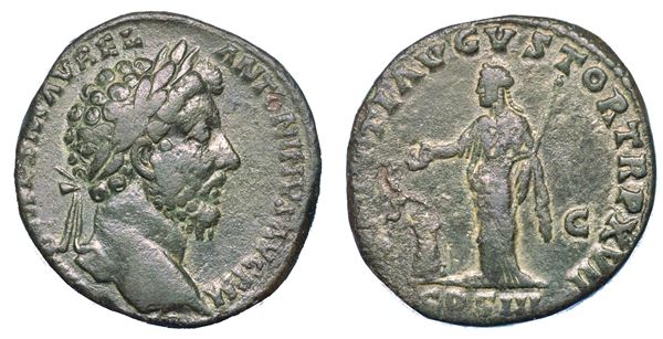 MARCO AURELIO, 161-180. Sesterzio, anni 162-163. Roma.
