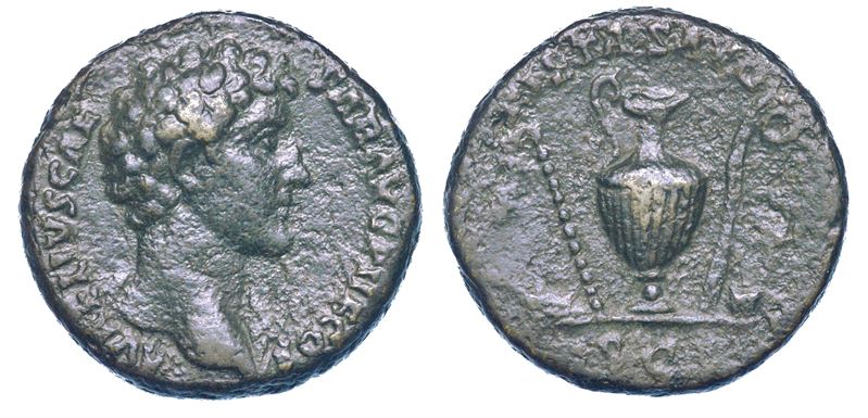 MARCO AURELIO (CESARE), 139-161. Asse, anni 140-144. Roma.  - Asta Numismatica - I - Cambi Casa d'Aste