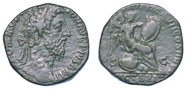 COMMODO, 177-192. Sesterzio, anno 185. Roma.