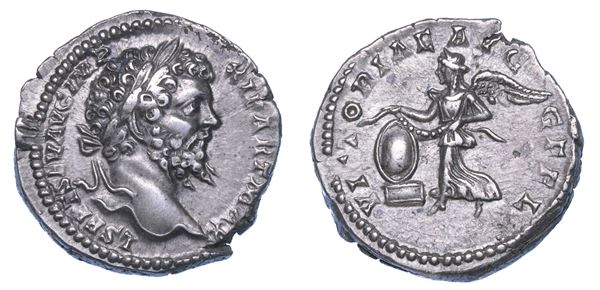 SETTIMIO SEVERO, 193-211. Denario, anni 198-202. Laodicea.