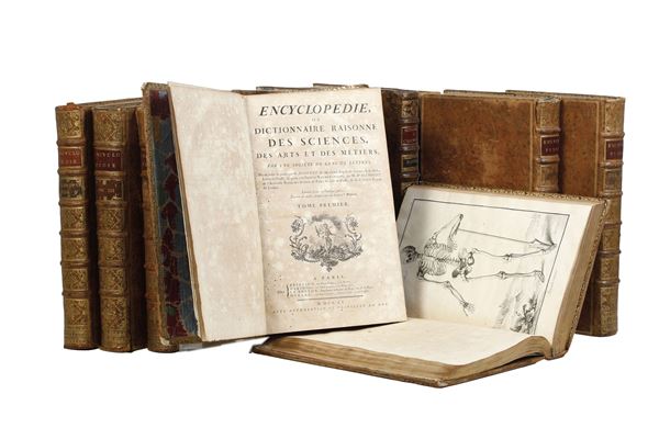Diderot Denis (1713-1784) / d'Alembert Jean Baptiste (1717-1783) Encyclopédie, ou dictionnaire raisonné  [..]