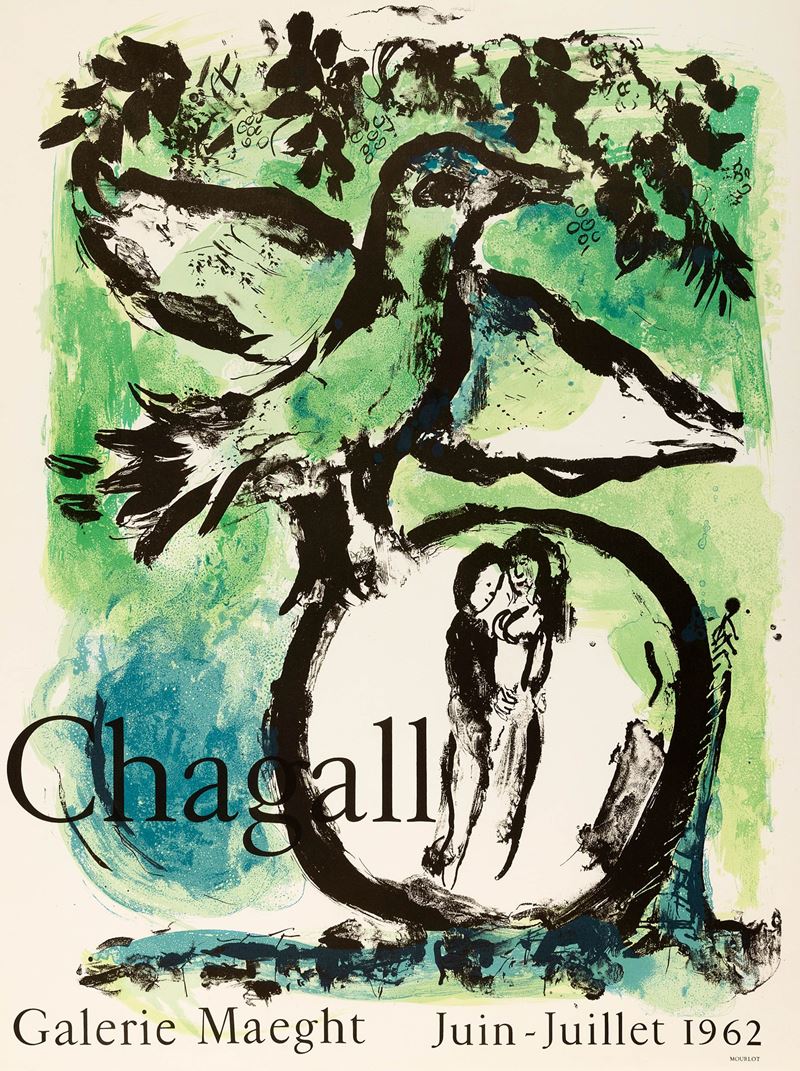 Marc Chagall : Chagall - Galleria Maeght  - Asta Manifesti e Collectible - Cambi Casa d'Aste