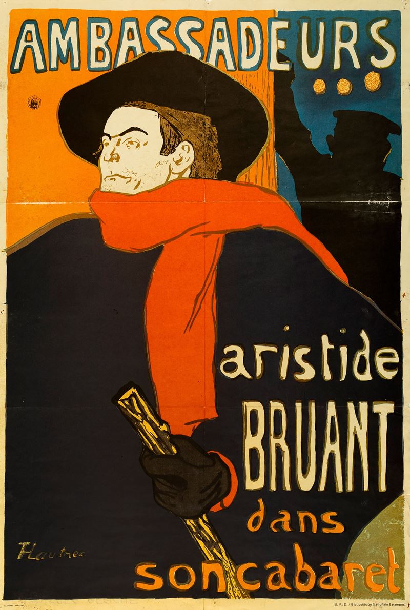 Henri de Toulouse-Lautrec : Ambassadeurs Bruant  - Asta Manifesti e Collectible - Cambi Casa d'Aste