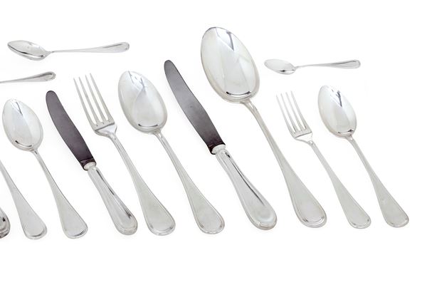 Servizio di posate. Argenteria italiana del XX secolo, argentiere Cesa, Alessandria