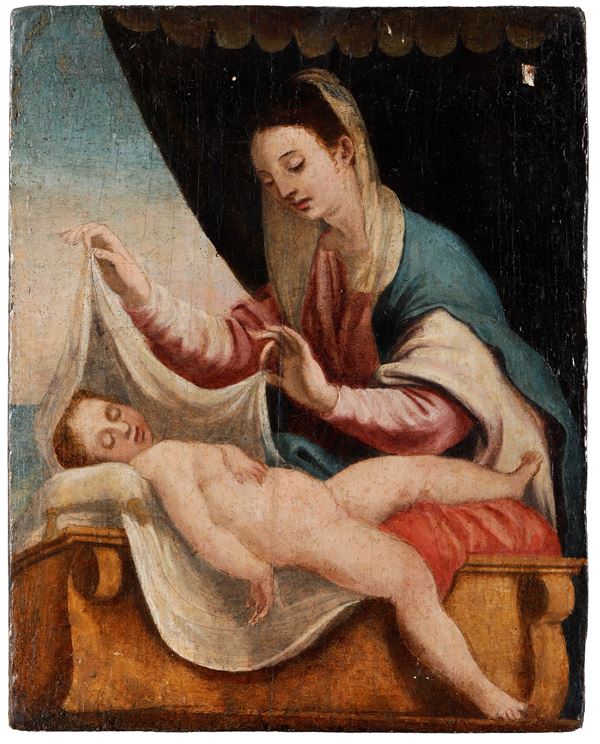 Scuola del XVIII/XIX secolo Madonna con Bambino