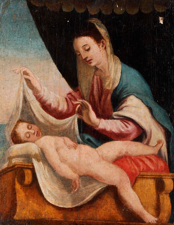 Scuola del XVIII/XIX secolo Madonna con Bambino
