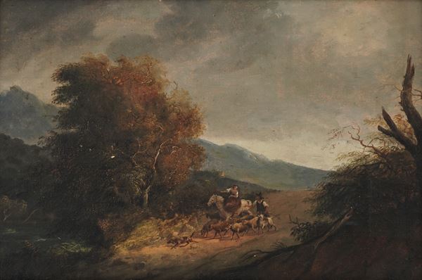 Paesaggio con pastori