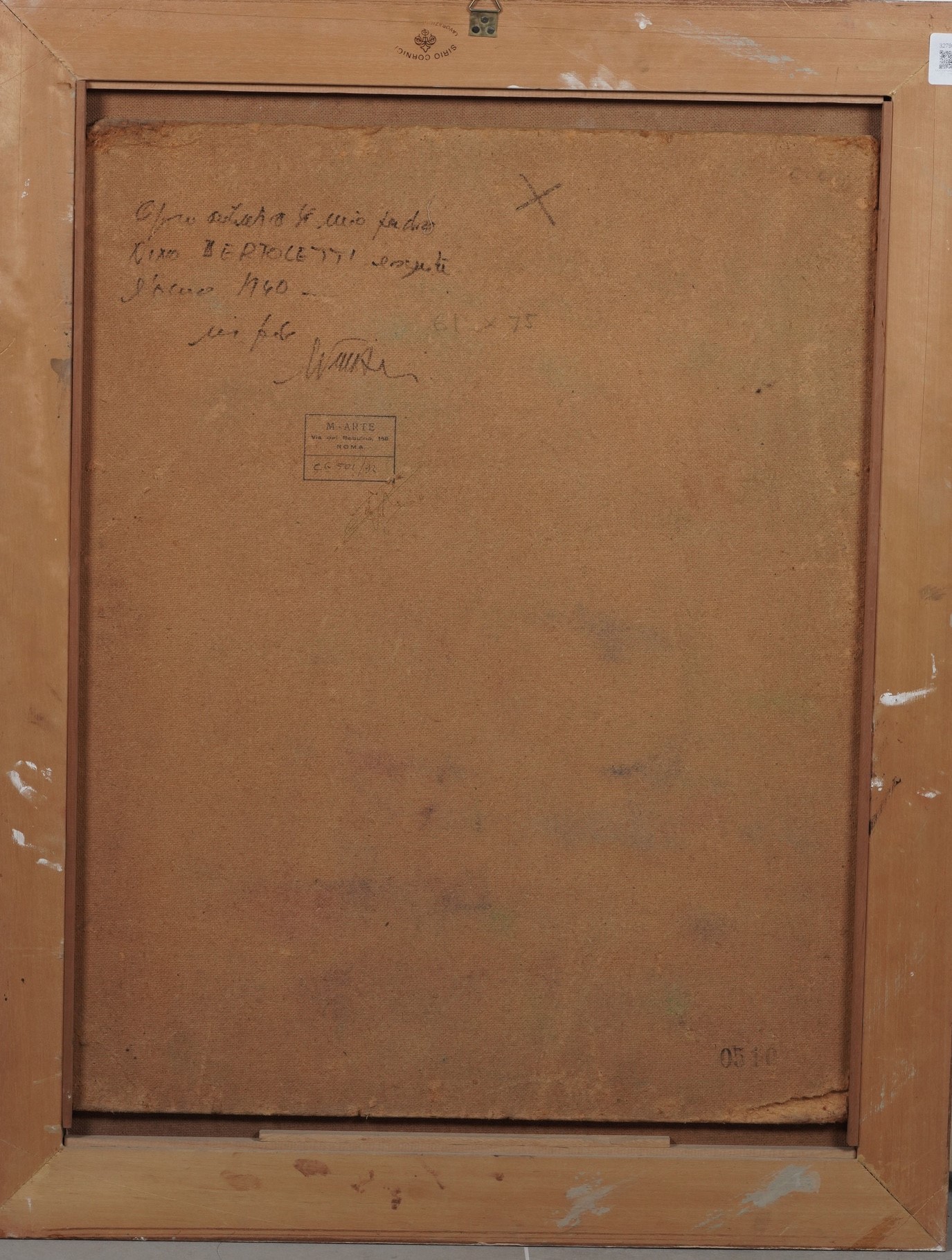 Nino Bertoletti - Odalisca (1940), olio su masonite