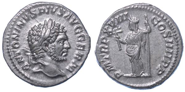 CARACALLA, 198-217. Denario. Roma.