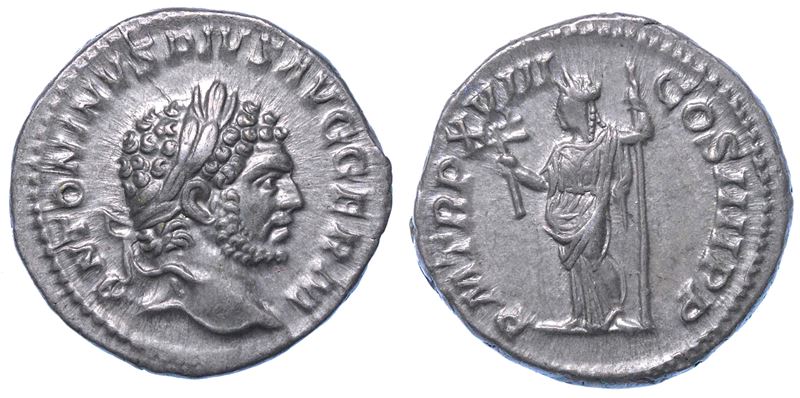 CARACALLA, 198-217. Denario. Roma.  - Asta Numismatica - I - Cambi Casa d'Aste