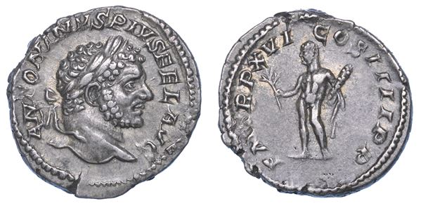 CARACALLA, 198-217. Denario, anno 213. Roma.