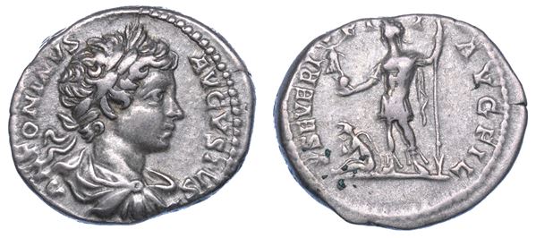 CARACALLA, 198-217. Denario, anni 199-200. Roma.