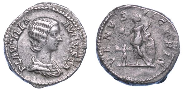 PLAUTILLA (Moglie di Caracalla), 202-205. Denario, anno 204.