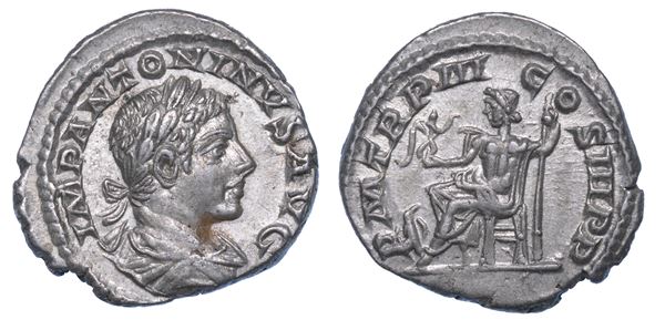 ELIOGABALO, 218-222. Denario, anno 219. Roma.