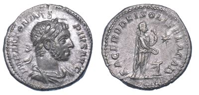 Eliogabalo, 218-222. Denario, Anni 220-222. Roma.