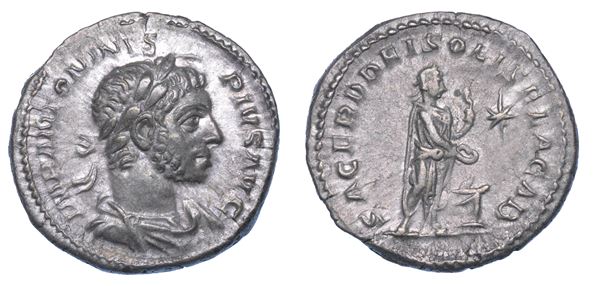 ELIOGABALO, 218-222. Denario, anni 220-222. Roma.