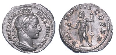 Alessandro Severo, 222-235. Denario, Anno 225. Roma.
