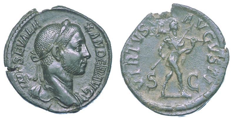 ALESSANDRO SEVERO, 222-235. Sesterzio, anni 222-231. Roma.  - Auction Numismatics - I - Cambi Casa d'Aste