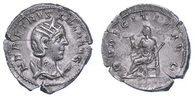Erennia Etruscilla (moglie di Traiano Decio), 249-251. Antoniniano, Anni 249-250. Roma.
