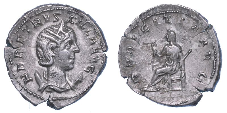 ERENNIA ETRUSCILLA (moglie di Traiano Decio), 249-251. Antoniniano, anni 249-250. Roma.  - Auction Numismatics - I - Cambi Casa d'Aste